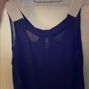 Naked Zebra tank blouse